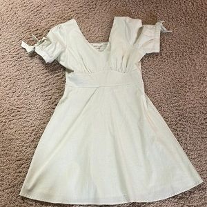 Green Plaid Copper Key Mini Dress